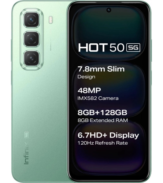 Анонсирован 5G-смартфон Infinix Hot 50 столщиной корпуса 7,8 мм