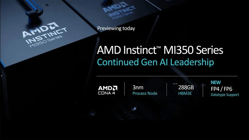 AMD представила ИИ-ускоритель Instinct MI325X для конкуренции с Nvidia Blackwell и рассказала о ещё более мощном Instinct MI355X