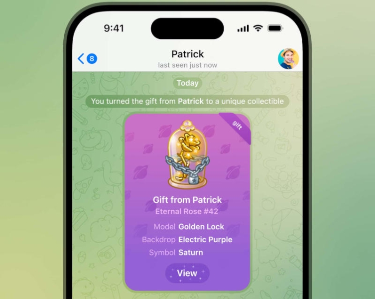 В Telegram появились уникальные подарки, фильтры в поиске, сторонняя верификация и сканер QR-кодов