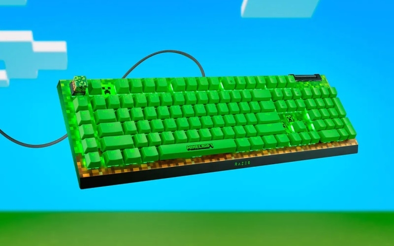 Razer представила клавиатуру, мышь и другие аксессуары в стиле Minecraft